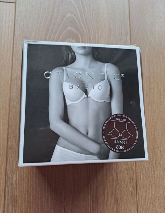 Biustonosz Atlantic, rozmiar 80B, push-up