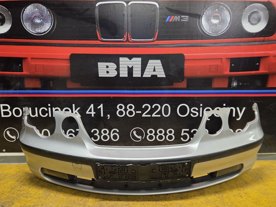 BMW E46 Compact Zderzak Przedni Przód Titansilber 354/7 Stan BDB Kompl