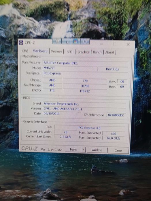 Комплект Phenom2 x6 1045t на Asus M4A77T 8gb оперативной памяти