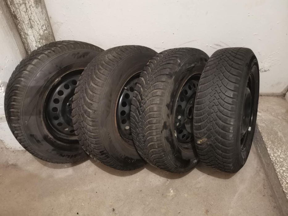 Falken Eurowinter opony zimowe Mitsubishi Asx alufelgi stalowe kołpaki