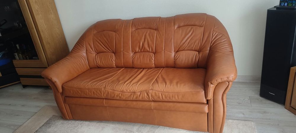 Komplet wypoczynkowy z naturalnej skóry – elegancja i wygoda w jednym!