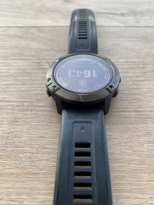 Garmin Fenix 6X Pro Solar Титановий | Не працює GPS | Відмінний стан