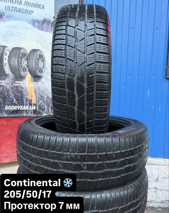 205/50/17 контик 2018 год 7мм топ зима !)