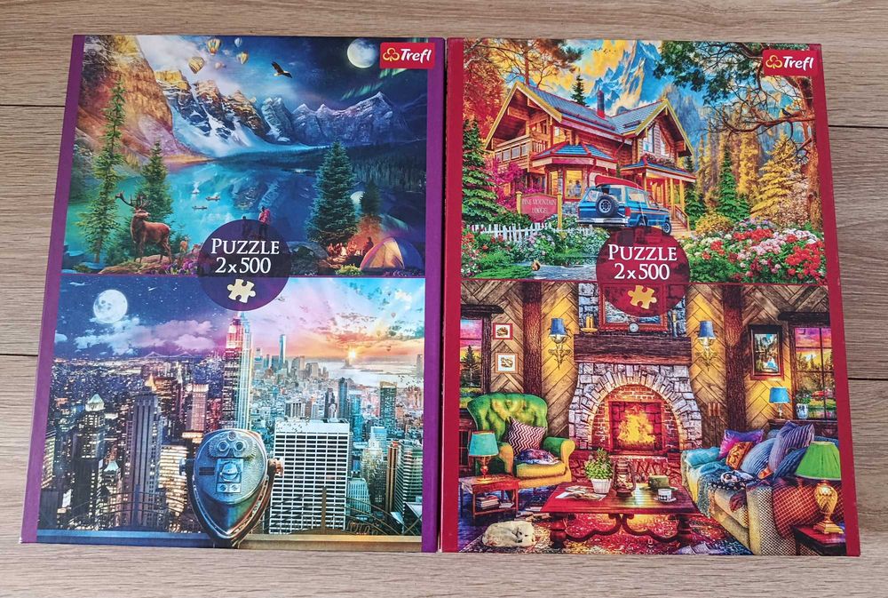 Puzzle Trefl 2x500 elementów