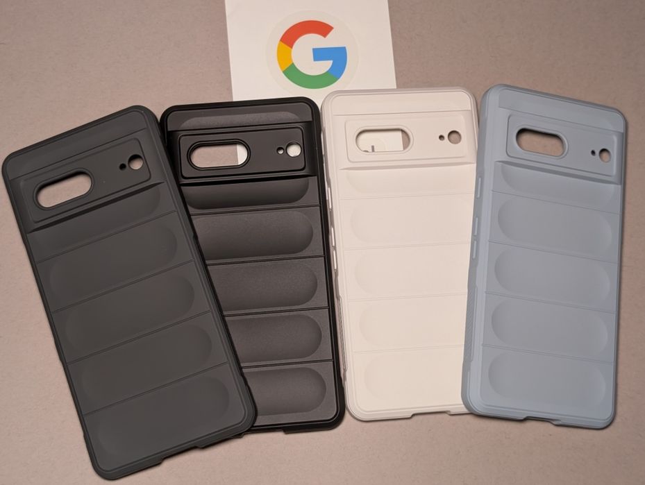 БЕЗ КОМІСІЇ Чохол для Google Pixel 7 Білий Чорний Блакитний Графітовий