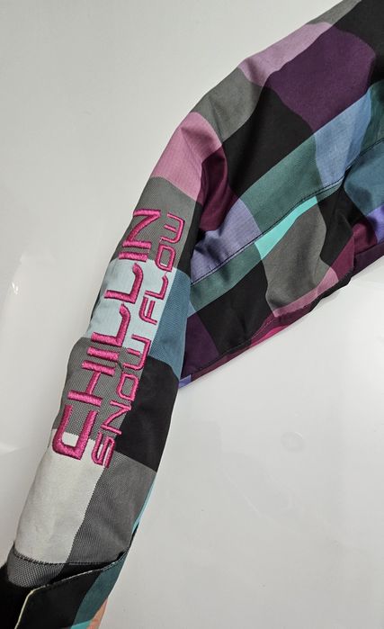 Kurtka Narciarska Damska Cropp Chillin Kolorowa Rozmiar M