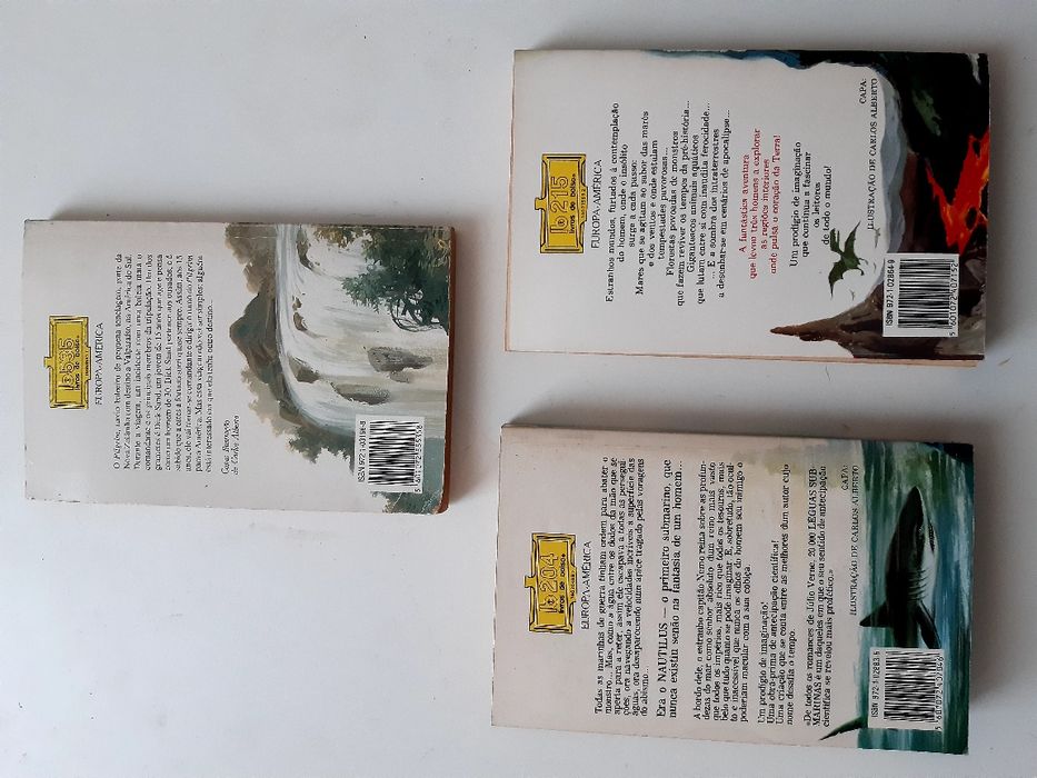 Livros colecção Júlio Verne Um capitão de quinze anos"