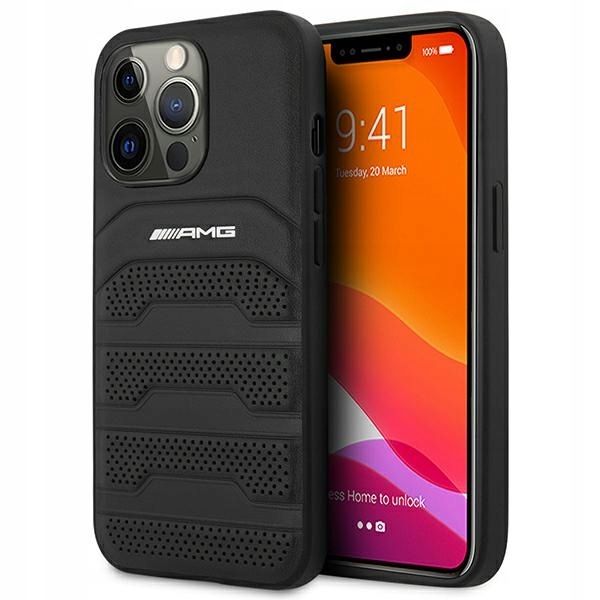 Etui AMG AMHCP14LGSEBK iPhone 14 Pro 6,1" czarny/b