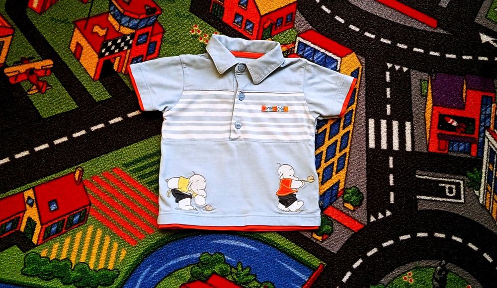 Koszulka polo-bawełniana, rozmiar 86