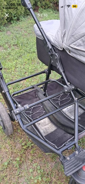 Wózek bliźniaczy TFK Duo 3w1