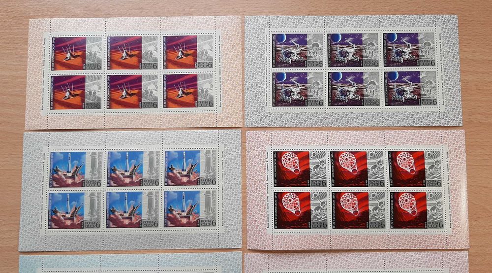 Марки Малые листы Космос