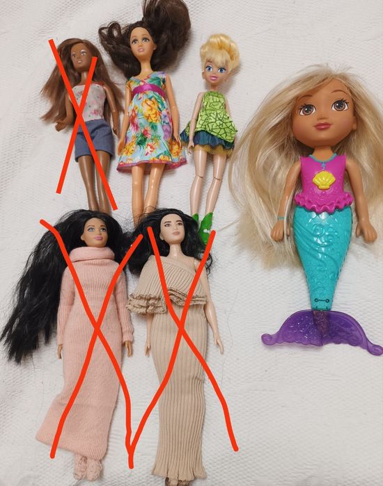 Лот за всі ляльки барбі 500 грн Лялька Барбівінтажна барб