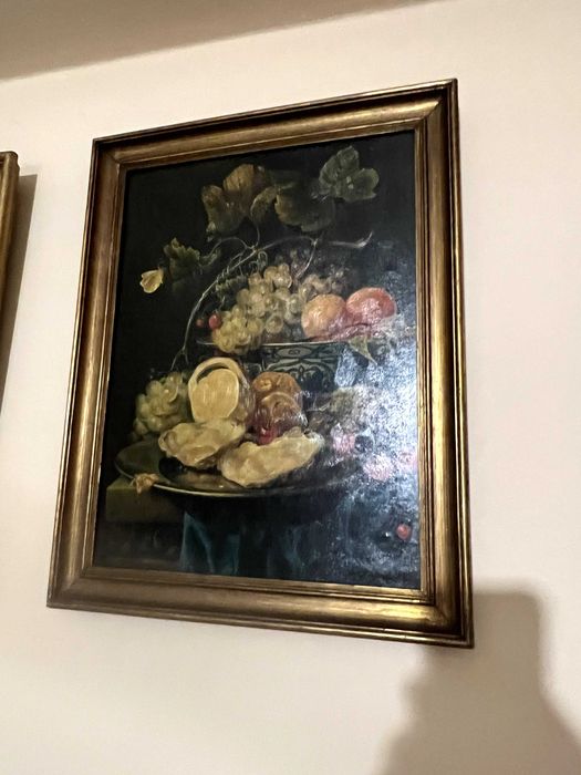 Par de Quadros a Óleo inspirados no período Barroco