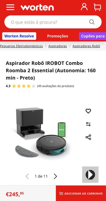 Roomba Combo Essential 2