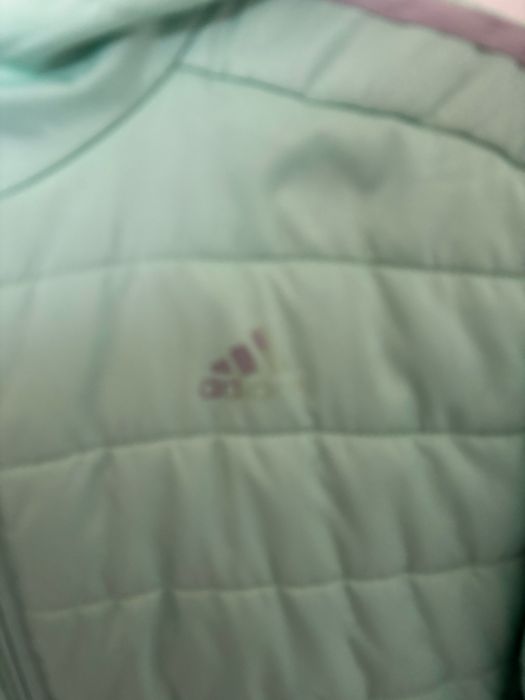 Mietowa kurtka adidas