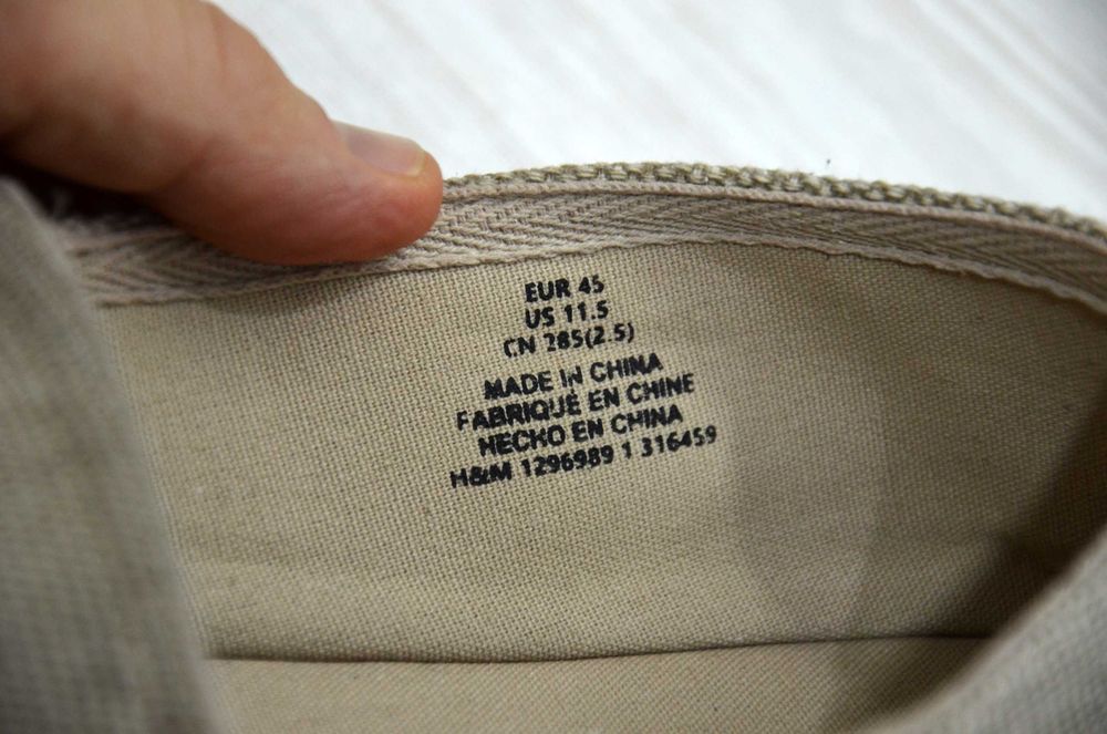 H&M, оригінал мокасини