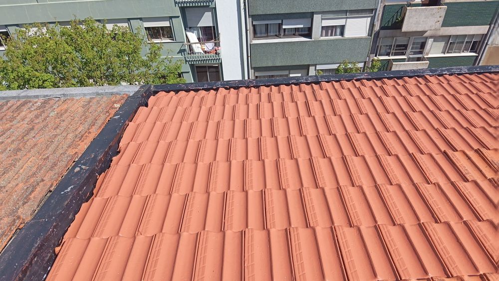 Lavagem de Telhados e fachadas e renovação do telhado