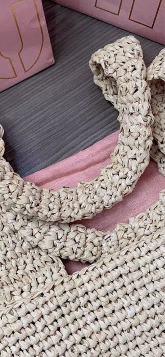 Torebka damska raffia