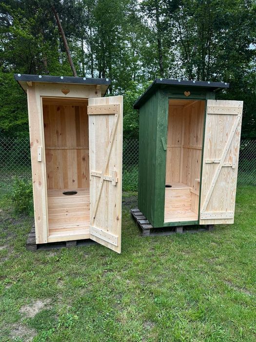 Toaleta drewniana przenośna WC szalet kibel toy toy