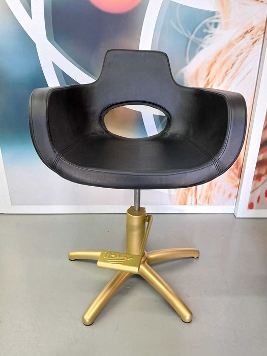 Cadeiras Hidráulicas Douradas Novas