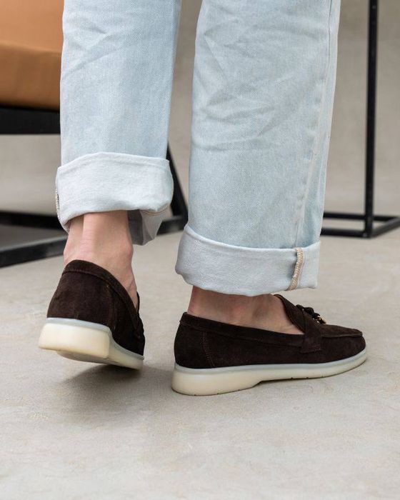 Жіночі лофери Loro Piana Brown