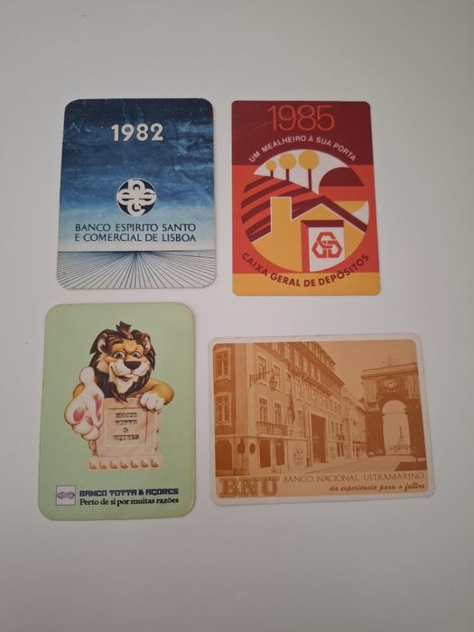 Lote 30 calendários dos anos 80s