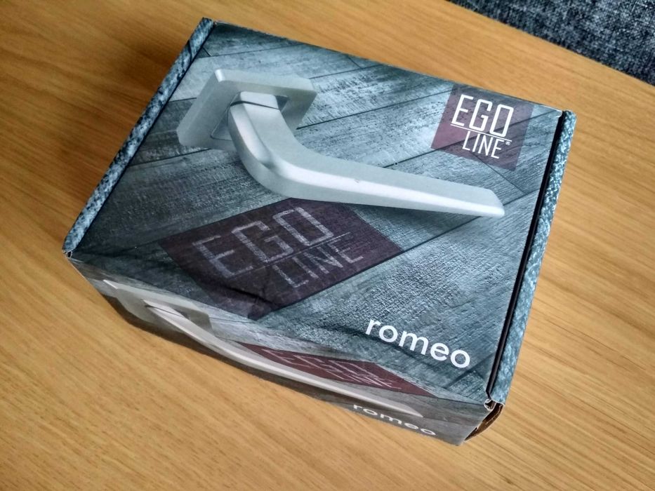 2x zestaw klamek drzwiowych Romeo - nowe, w oryginalnym opakowaniu