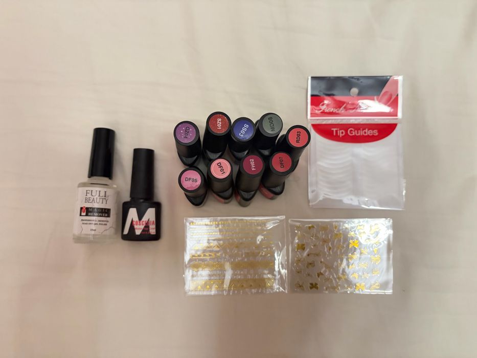 Kit Verniz Gel / Nail Art – Tudo como nas fotos