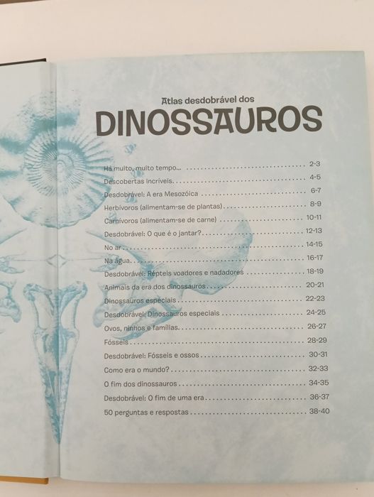 Atlas Desdobrável dos Dinossauros