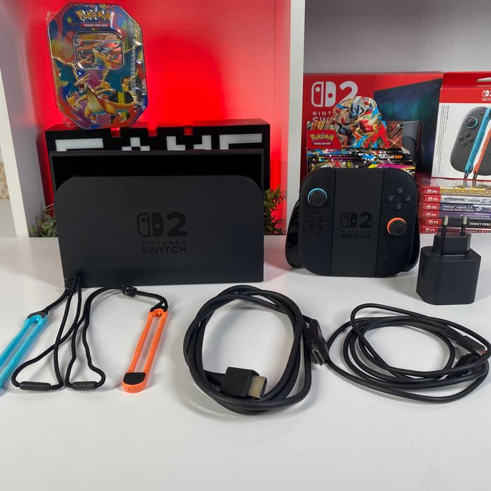 Консоль Nintendo Switch 2 Black Свіч 2 повний комплект гарантія б/в