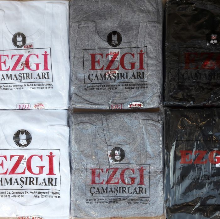 Майки чоловічі 42-58р. майка бавовняна, базова Ezgi Турція. Тільки ОПТ