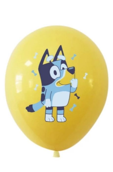 balony Bluey zestaw Bingo Blue zestaw komplet balonów 10 szt