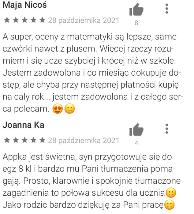 Korepetycje matematyka z nauczycielką kursu Matematyka Gryzie