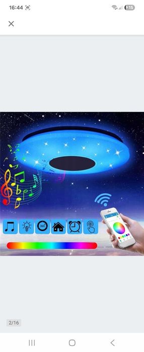 Żyrandol led - plafon