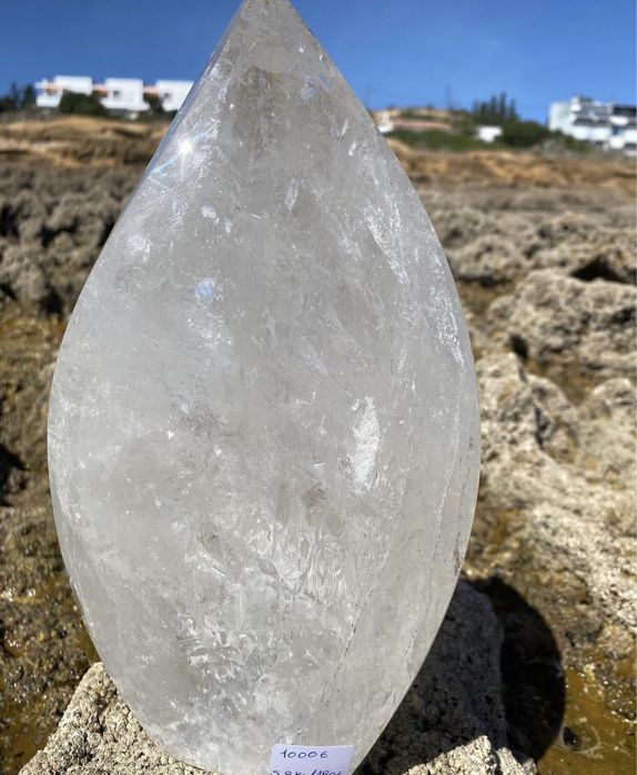 Quartz Crystal Pedra Semi preciosa
