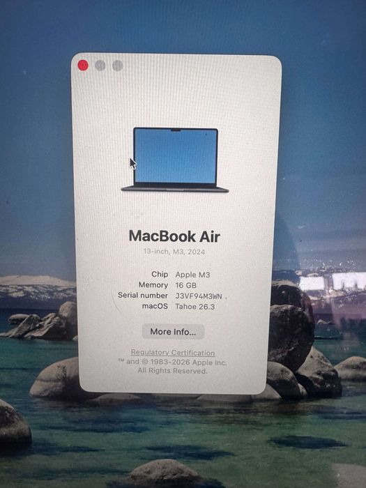 MacBook Air (13 polegadas, processador M3, 2024) - 16GB - 512GB SSD