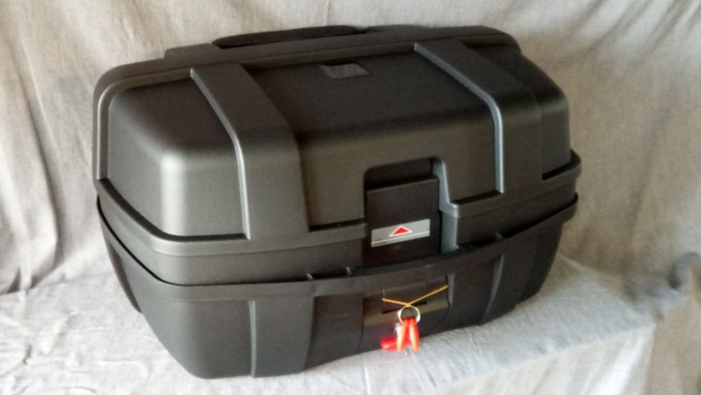 Top Case 2 capacetes encosto mota Mala Bagageira grande moto