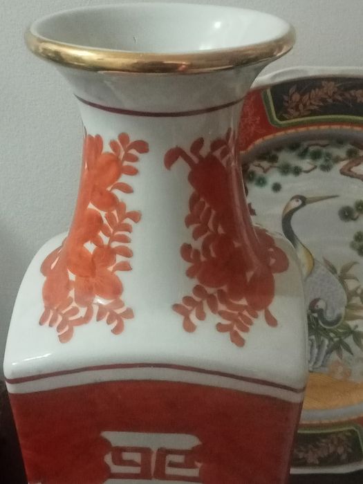 Bela jarra ou outros de porcelana de Macau