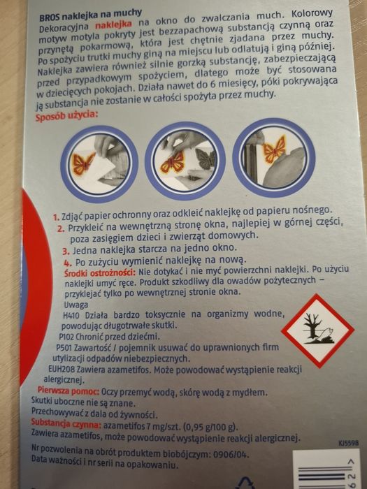 Bros Naklejka na muchy 2szt.