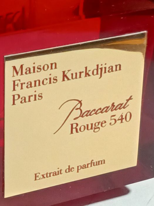 Maison Francis Kurkdjian Baccarat Rouge 540 extrait parfum 70 ml