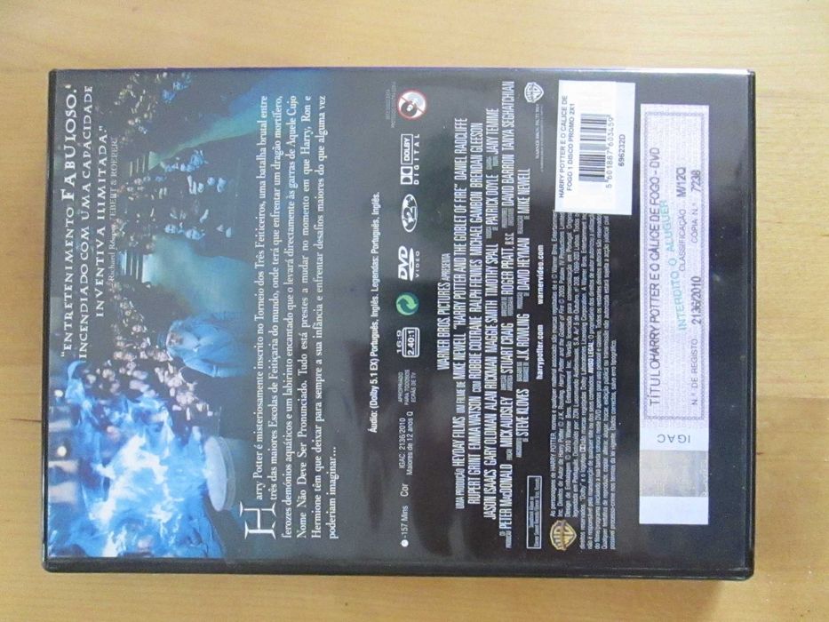 DVD Harry Potter e o Cálice de Fogo - Ano Quatro