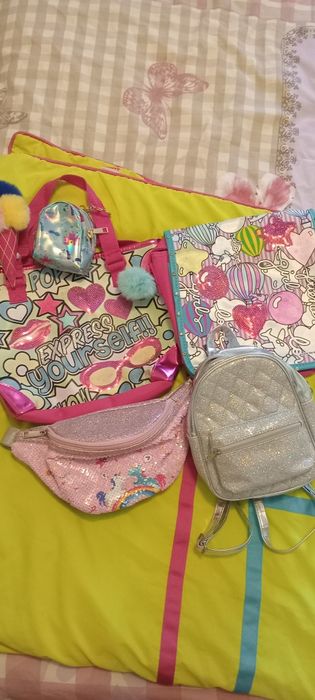 Бананка с единорогом  рюкзак сумка брелки