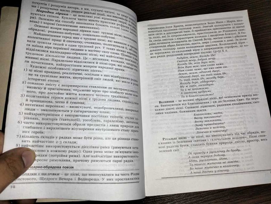 Українська література. Довідник і тести