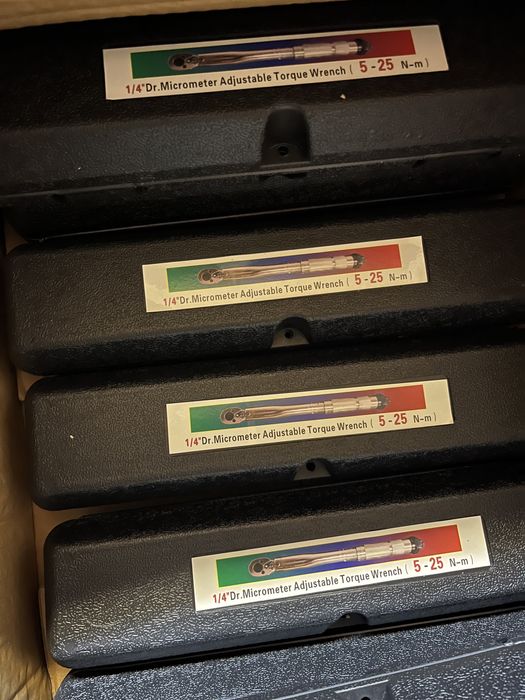 Динамометрический ключ 1/4 1-4 5-25 nm новые динамометричний ключ