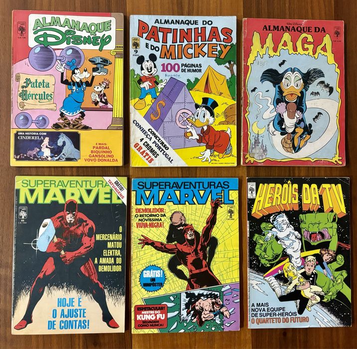 Banda desenhada antiga anos 80