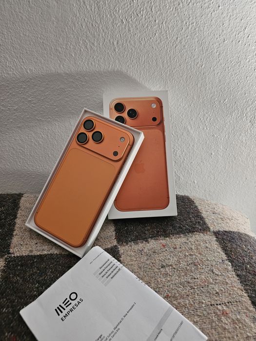 Iphone 17 pro max novo 256Gb dual sim e suporta Esim