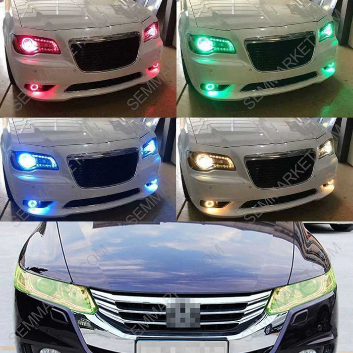 Автоплівка Annhao кольорова захисна бронеплівка на фари 30–40 см