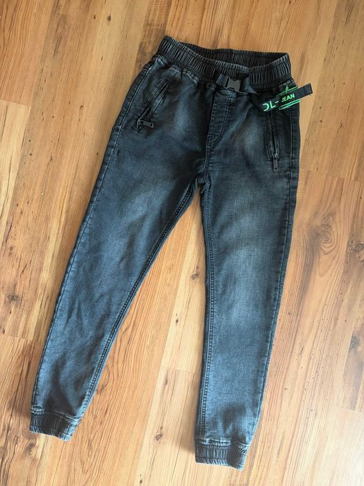 Spodnie chłopiece joggery jeans rozm. 152 cm stan idealny!