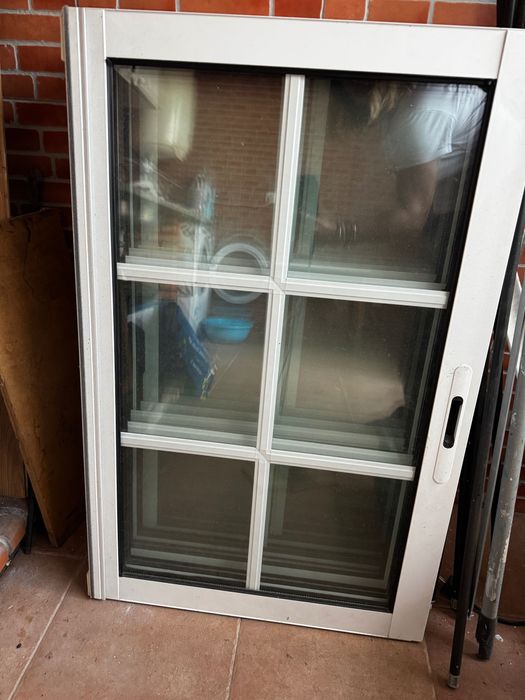 3 janelas verdes vidro duplo em inox 1200x1000