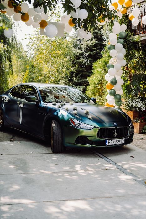 Auto/samochód do ślubu,wesele Maserati Ghibli.Jedyne takie!!